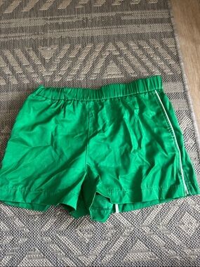 ZARA Bright Green DRAWSTRING Shorts